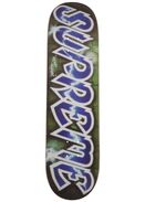 undefinedSupreme Lee Quinones Lee Logo Skateboard Deck Blue